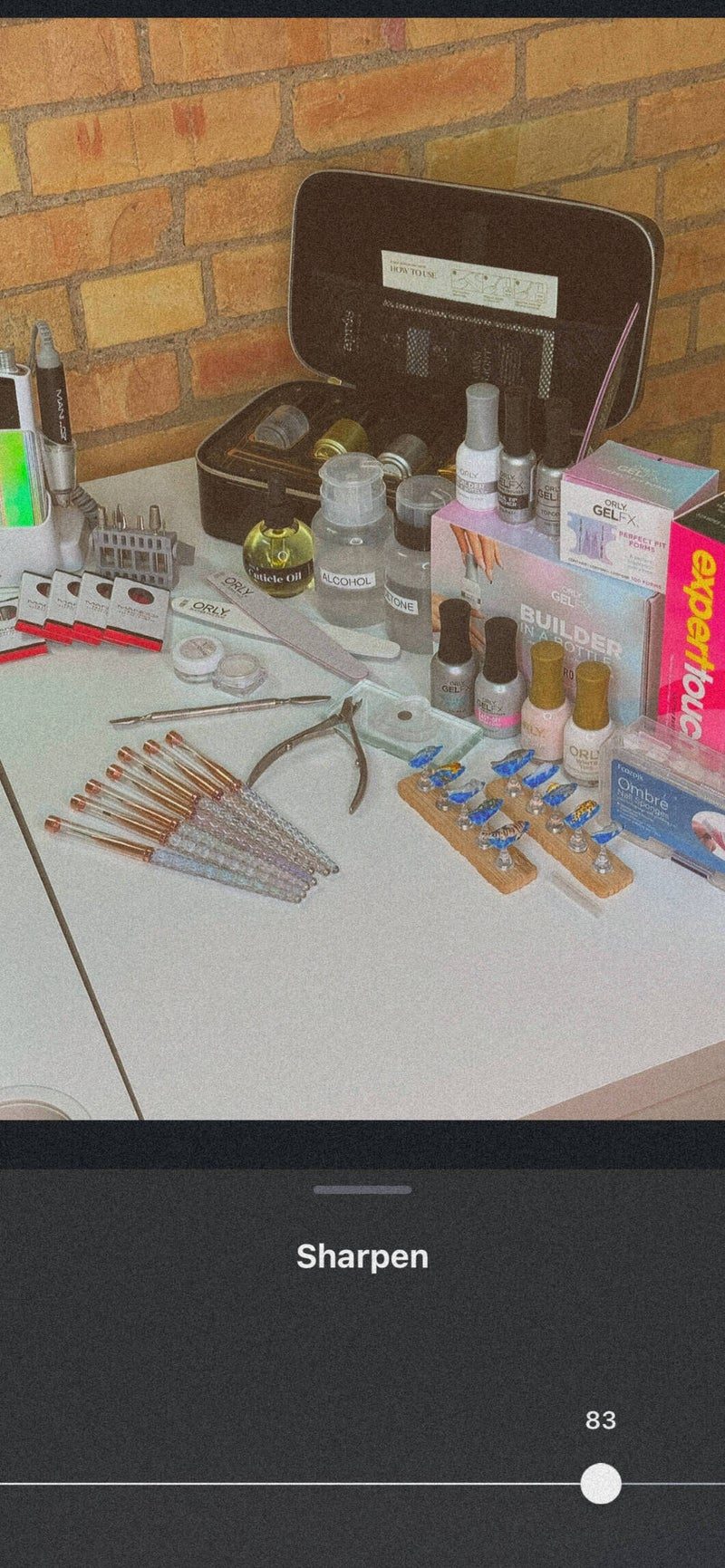 Apprentice working on a client at Soleil Nail Studio